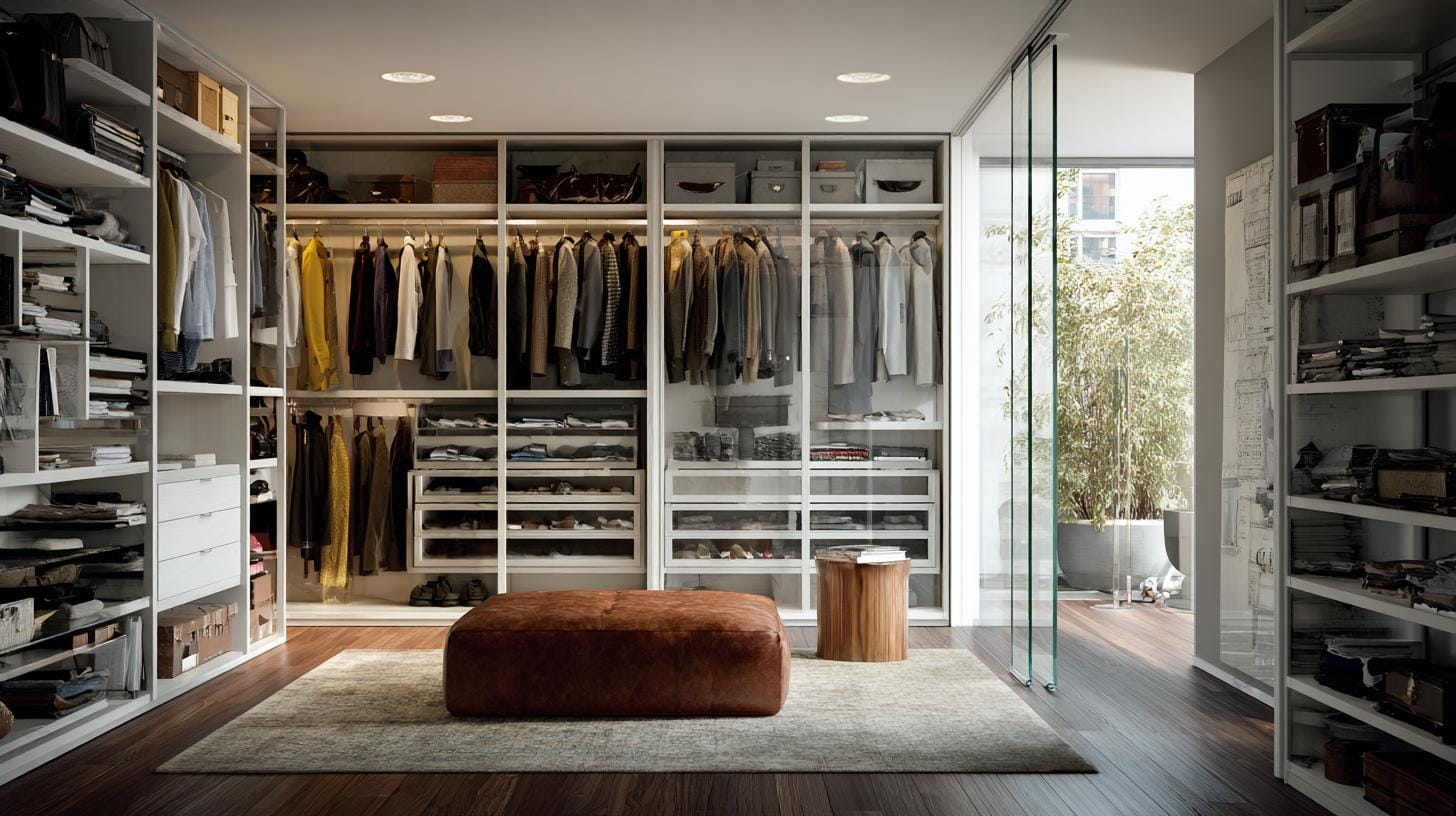 Почему модный интерьер невозможен без хорошей системы хранения - гардеробная на заказ поможет решить проблему.. Проблема одной детали: когда красивое пространство не справляется с реальностью