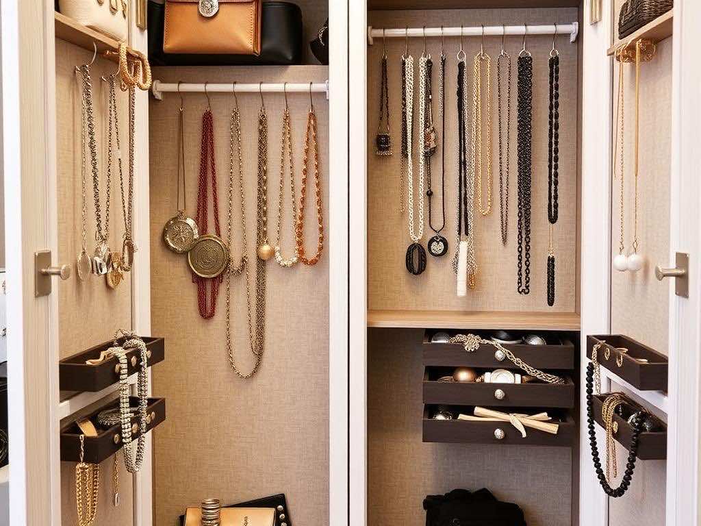 Гардеробная сокровищница: стильное хранение украшений для модниц. Гардеробная для украшений как элемент жизненного комфорта Гардеробная сокровищница: стильное хранение украшений для модниц. Гардеробная для украшений как элемент жизненного комфорта