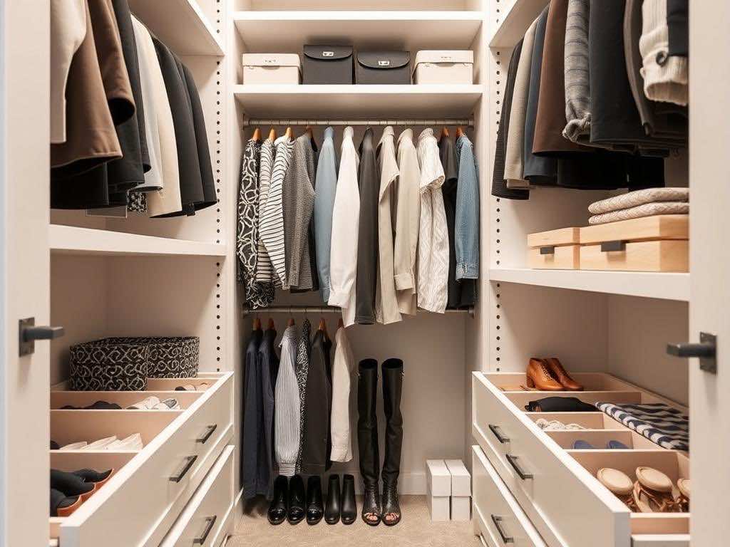 Гардеробная: порядок в выдвижных ящиках с помощью перегородок и органайзеров. Планировка гардеробной: как начать и не потерять энтузиазм Гардеробная: порядок в выдвижных ящиках с помощью перегородок и органайзеров. Планировка гардеробной: как начать и не потерять энтузиазм