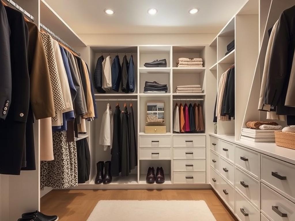 Гардеробная, в ней Вы не обязаны любить порядок — и можете его даже ненавидеть. Но он должен быть. Последствия: тихая усталость — и постепенное выгорание эстетики