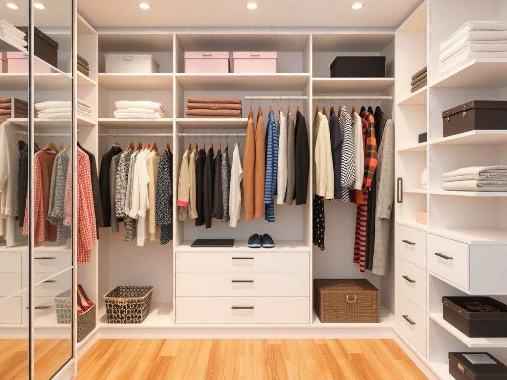 Гардеробная мечты: советы и органайзеры для идеального порядка в шкафу. Какие бывают гардеробные системы: масштаб и форма