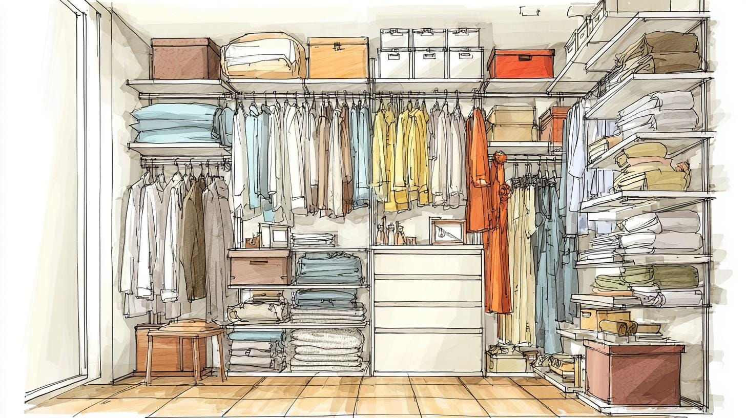 Планировка гардеробной на 2 кв.м: как использовать каждый сантиметр.Советы по планировке гардеробной площадью 2 кв.м: размещение полок, вешалок, ящиков.. Продуманная гардеробная — источник тихой уверенности