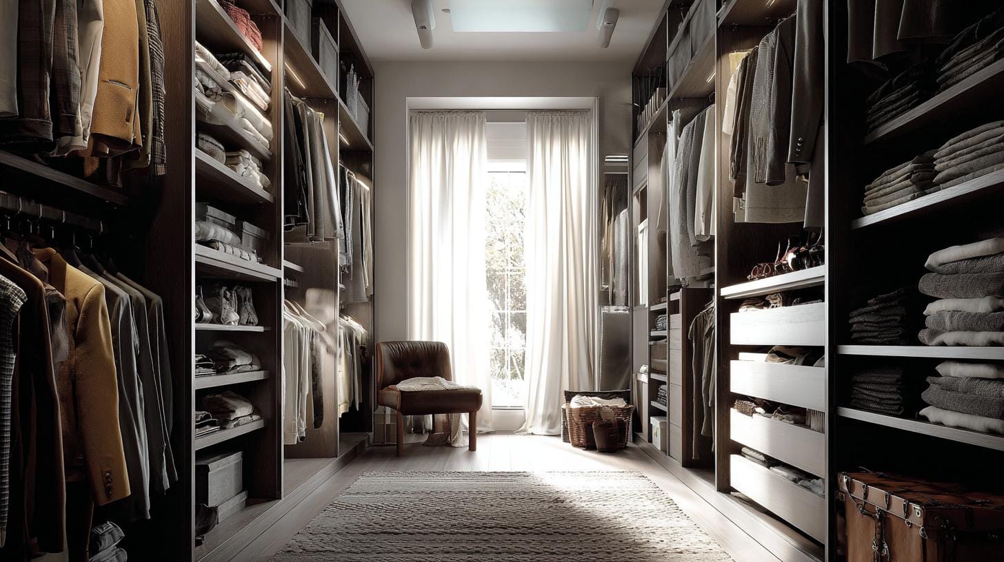 Как выбрать открытую гардеробную систему: советы и рекомендации.Рекомендации по выбору открытой гардеробной системы: материалы, конфигурации, особенности монтажа.. Какие материалы делают пространство живым?