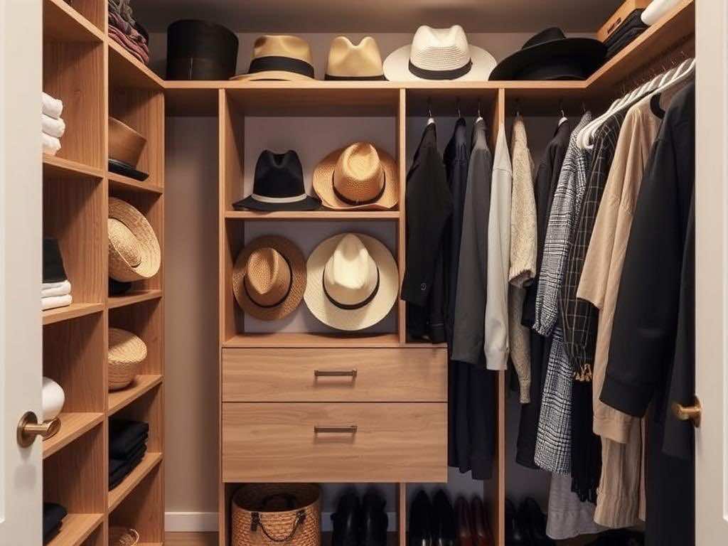 Гардеробная: Правила хранения головных уборов для долговечности и привлекательного вида. Вдохновение пространства — как гардеробная меняет отношение к вещам