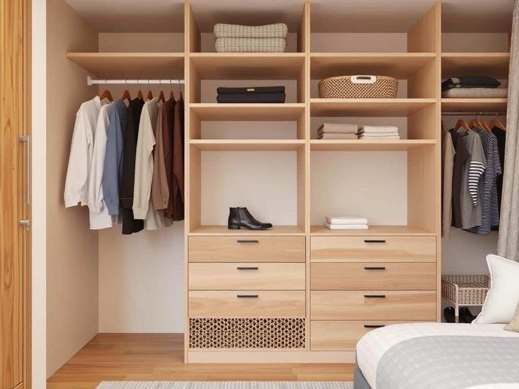 Гардеробная: рациональное наполнение шкафа-купе (советы, часть 2). Практические детали: мелочи для большого порядка