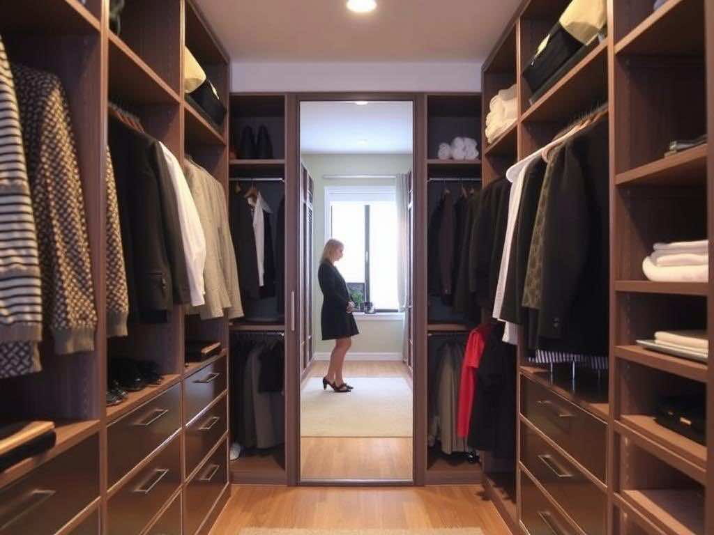 Гардеробная: как подобрать оптимальные габариты шкафа?. Размышления у дверей собственной гардеробной