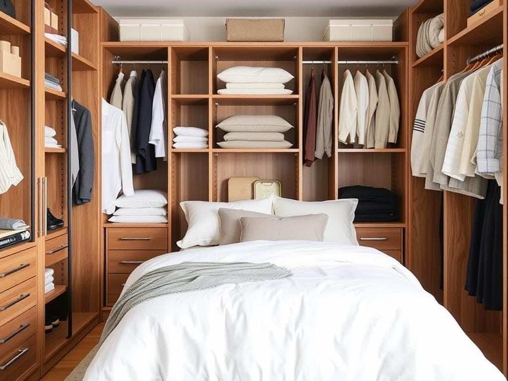 Гардеробная: Лайфхаки для хранения комплектов постельного белья. Почему постельное бельё столько говорит о характере пространства?