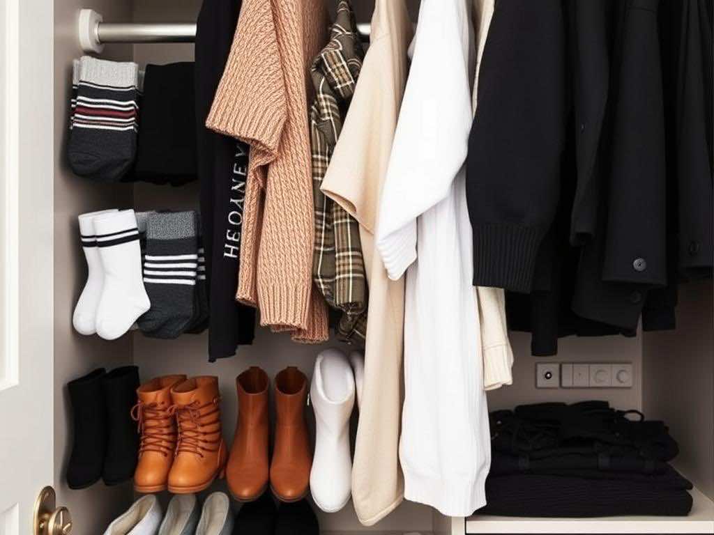 Организация гардеробной: простые способы хранения носков и других вещей. Тонкости и нюансы: когда “нетривиально” значит “удобно”