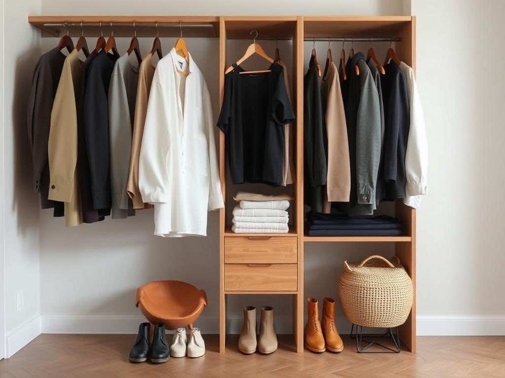 Гардеробная: простота и группировка – ключ к порядку в ваших вещах. Секрет простоты: почему минимализм всегда выигрывает