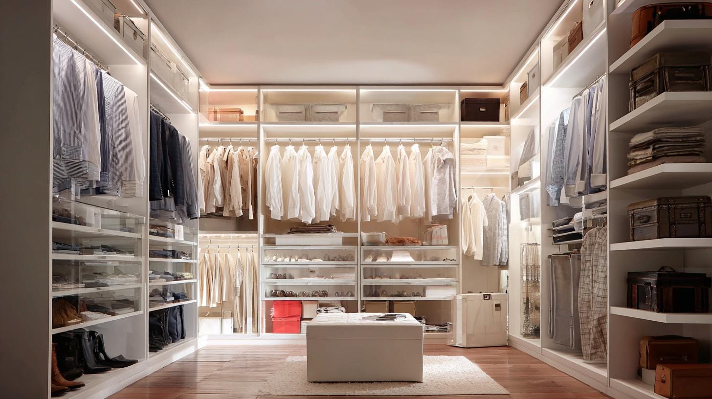 Как поддерживать порядок, не убираясь каждый день - гардеробная на заказ поможет решить проблему.. Гардеробная, где ты просто есть