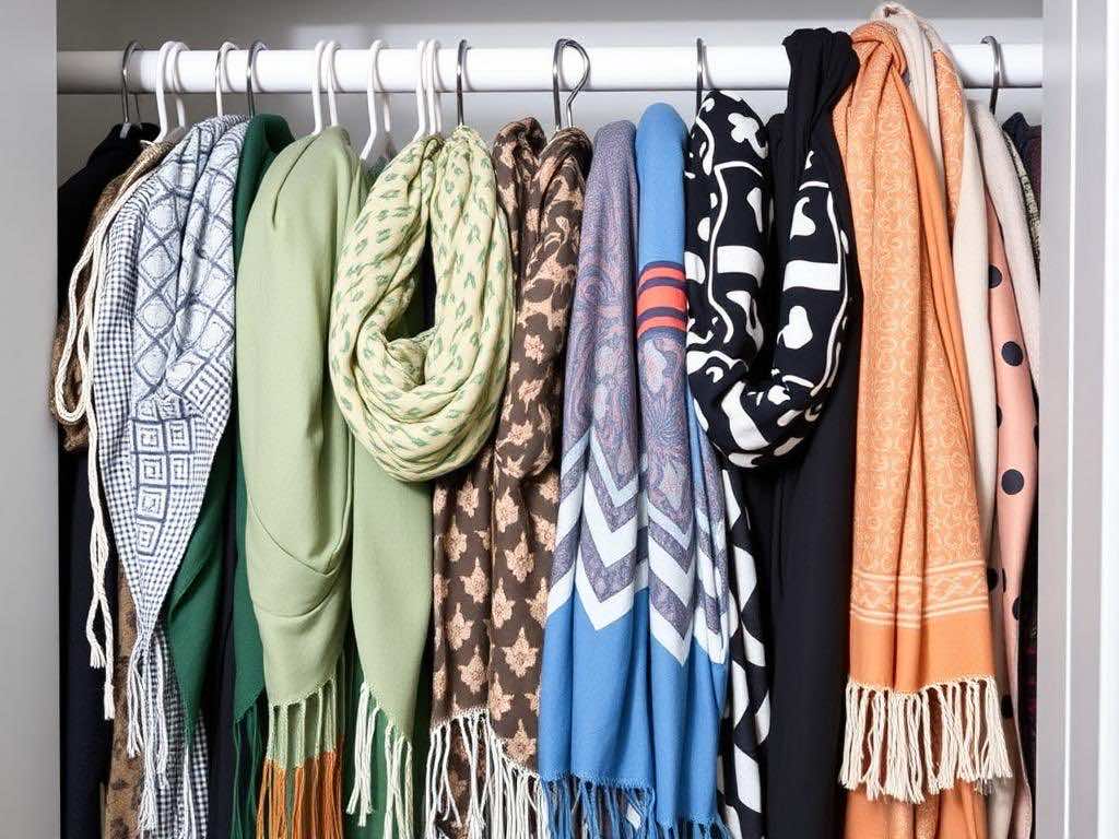 Гардеробная: секреты правильного хранения шейных и головных платков. Гардеробная в спальне, квартире или даже коридоре?