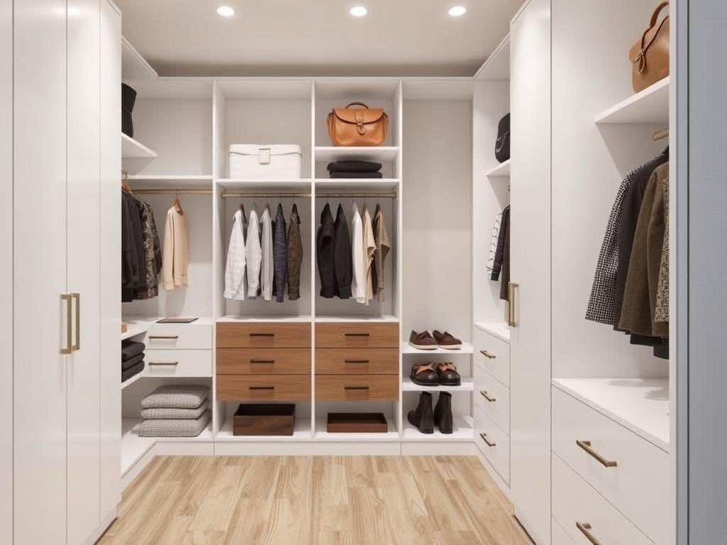 Гардеробная: разумный заказчик и компактное решение для полного списка.. Модульные и металлические гардеробные: прочность и вариативность