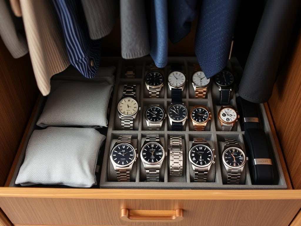 Гардеробный секрет: бережное хранение часов для безупречного имиджа. Эстетика порядка: почему даже фото гардеробной свежо вдохновляет