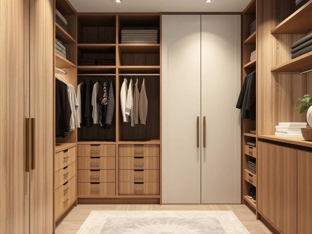 Гардеробная, Объём вещей — не только количество, но и габариты. Важно это учесть при проектировании.. Двери в гардеробную: зачем раздвижные — логика пространства Гардеробная, Объём вещей — не только количество, но и габариты. Важно это учесть при проектировании.. Двери в гардеробную: зачем раздвижные — логика пространства