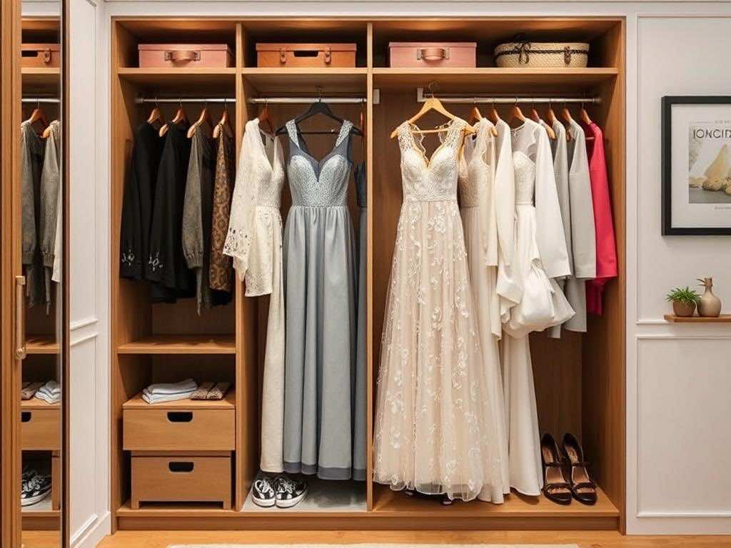 Гардероб для платьев: бережное хранение от пыли, влаги и моли. На заказ и с умом: почему индивидуальный проект — всегда лучше