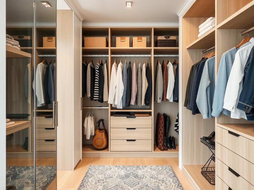 Гардеробная и уборка: создайте дом, отражающий вашу мечту о гармонии.. Вдохновение гардеробной: как система хранения меняет настроение дома
