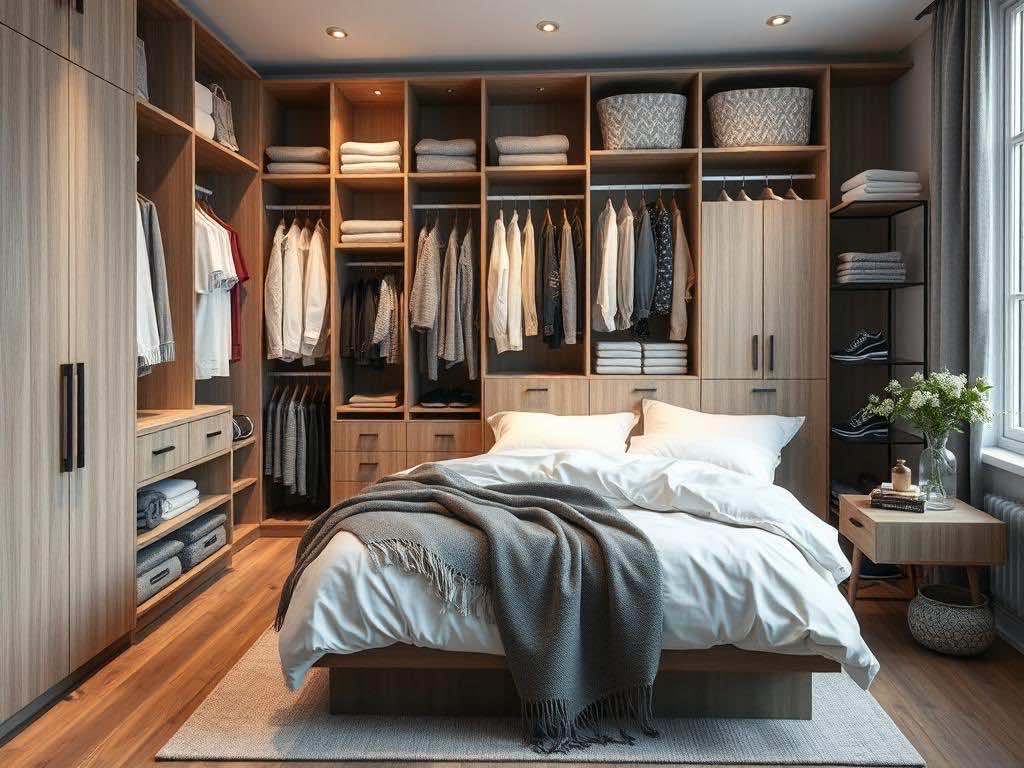 Оптимальное хранение постельного белья: гардеробные и шкафные решения. Вам подойдут современные решения