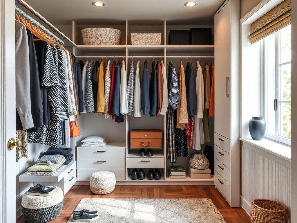 Гардеробная: сначала избавьтесь от лишнего — порядок придёт сам!. Встречайте утро в пространстве — а не среди завалов