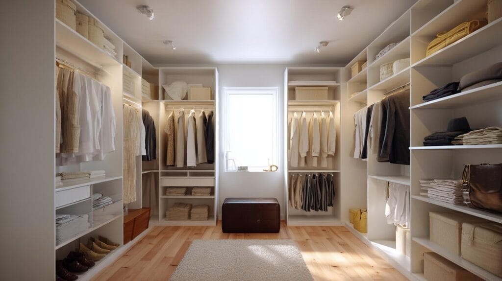 Угловые гардеробные