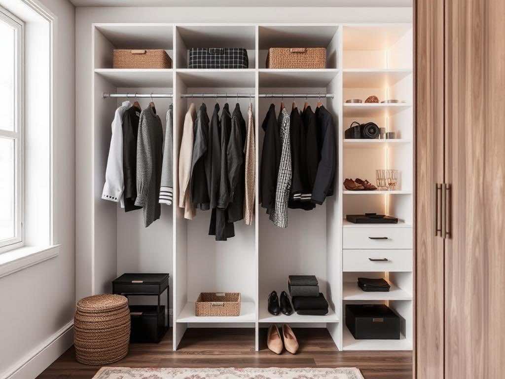 Гардеробная: простота и группировка – ключ к порядку в ваших вещах. Вдохновение — в деталях: как создать свою гардеробную