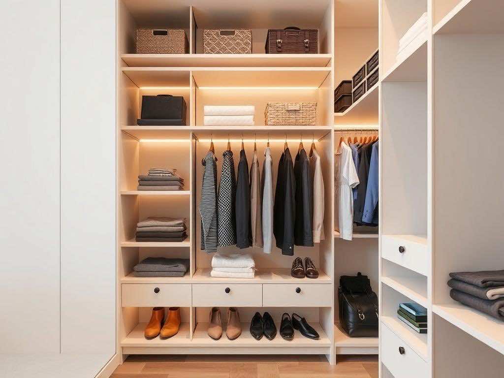 Эргономичный гардероб: оптимальное расположение полок для порядка и удобства. Зачем вообще думать об эргономике? Эргономичный гардероб: оптимальное расположение полок для порядка и удобства. Зачем вообще думать об эргономике?