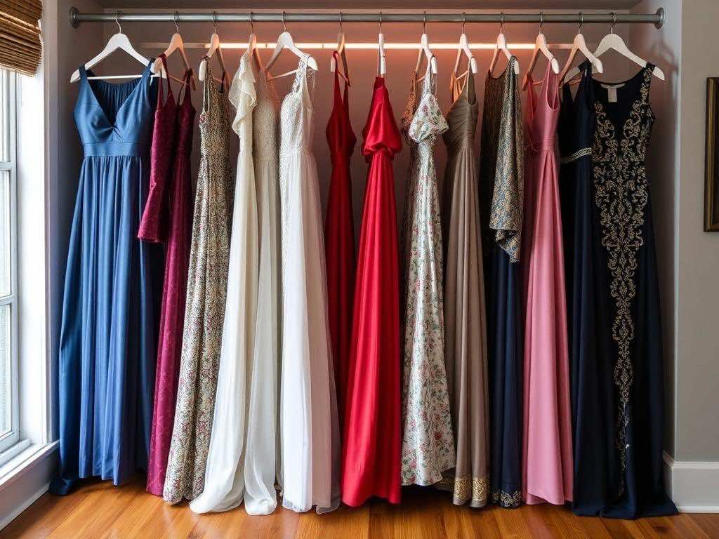 Секреты хранения длинных платьев: советы по сохранению красоты и стиля. Гармония внутри гардеробной системы Секреты хранения длинных платьев: советы по сохранению красоты и стиля. Гармония внутри гардеробной системы