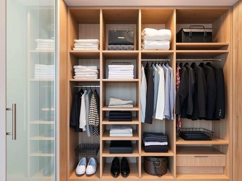 Эргономичный гардероб: оптимальное расположение полок для порядка и удобства. Мини-гардеробная: когда главное — не размер, а отношения Эргономичный гардероб: оптимальное расположение полок для порядка и удобства. Мини-гардеробная: когда главное — не размер, а отношения