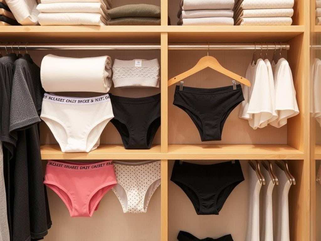Гардеробная: 5 правил для долговечного комфорта вашего нижнего белья. Пример структуры отделения для белья: