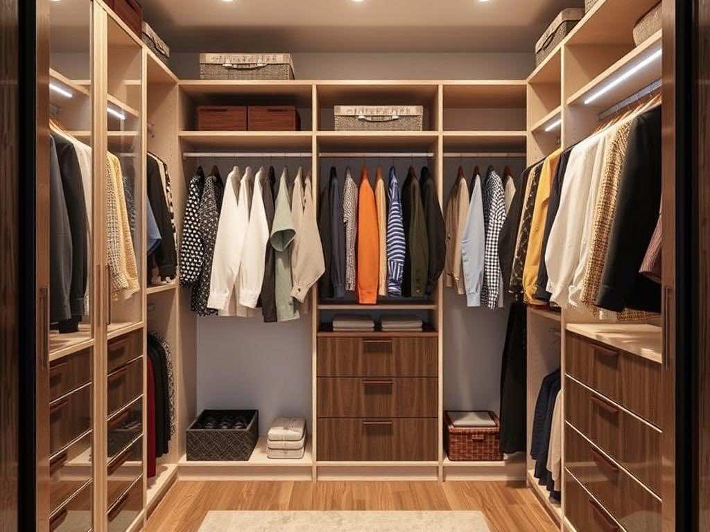 Гардеробная: рациональное наполнение шкафа-купе (советы, часть 2). Дизайн и функционал: не только про красоту