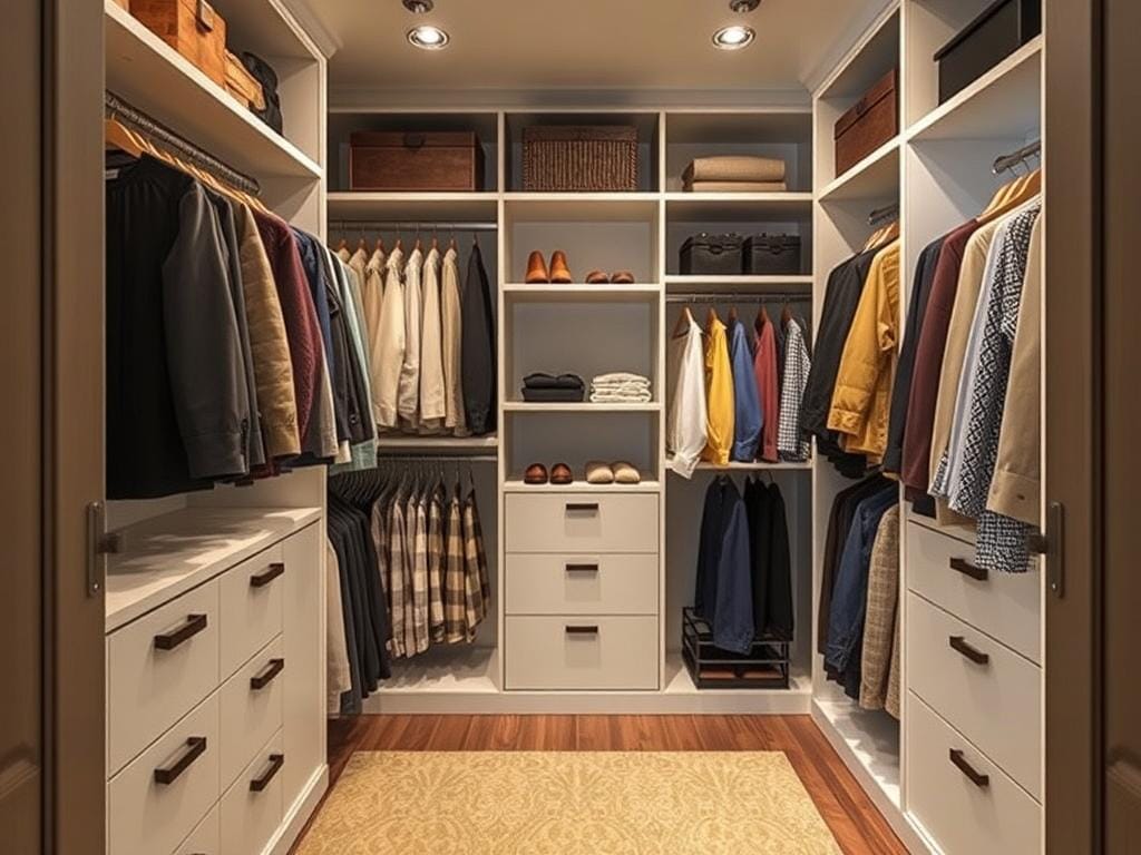 Гардеробная, в ней Вы не обязаны любить порядок — и можете его даже ненавидеть. Но он должен быть. Гардеробная, где порядок создаёт настроение, а не диктует правила