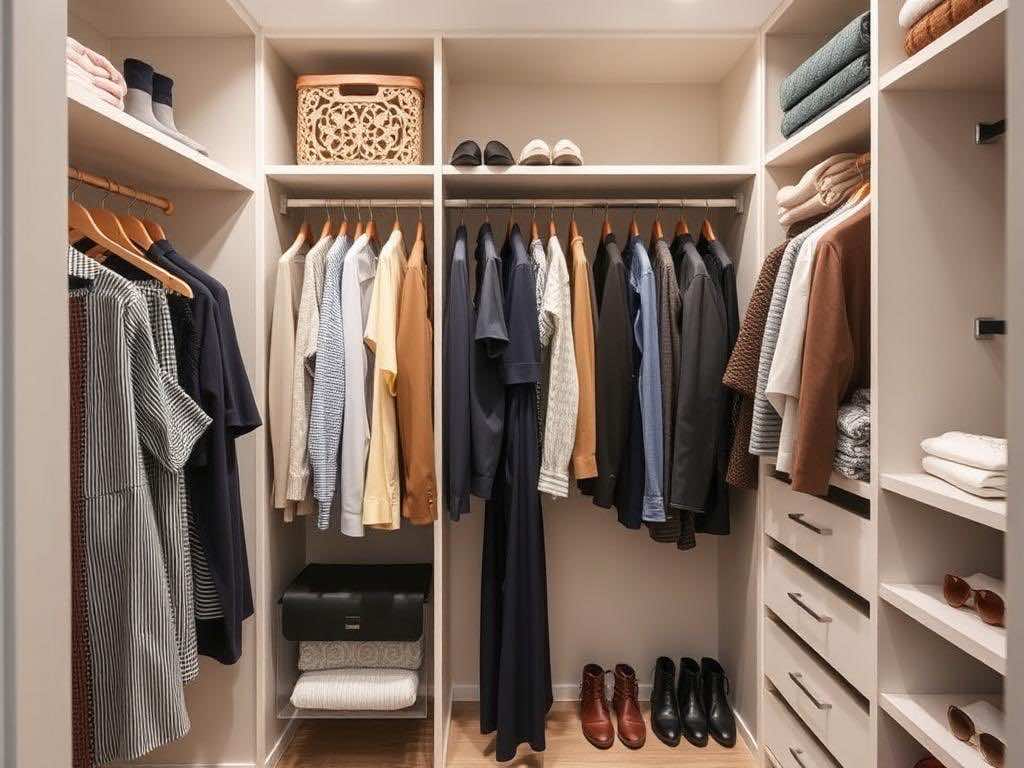 Организация гардеробной: простые способы хранения носков и других вещей. Как сделать гардеробную удобной: детали, которые решают всё