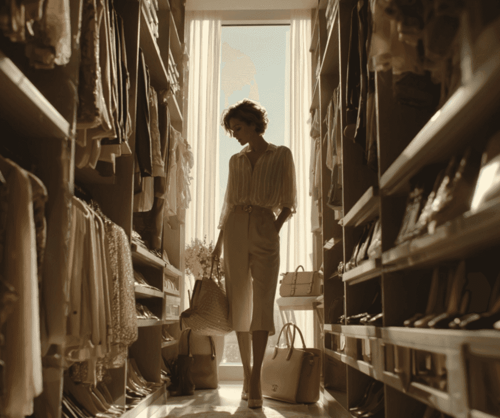 Гардеробная - правильное хранение предметов одежды: шорты