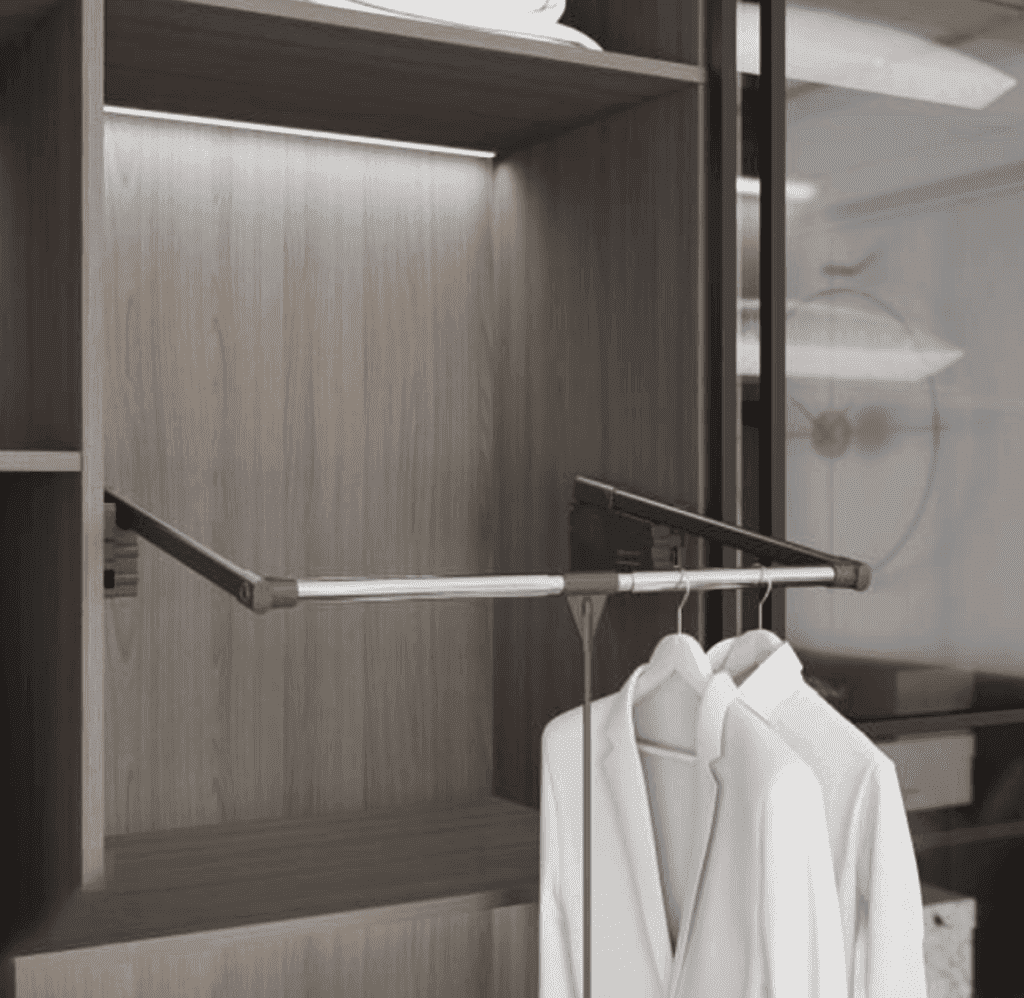 гардеробная,пантограф