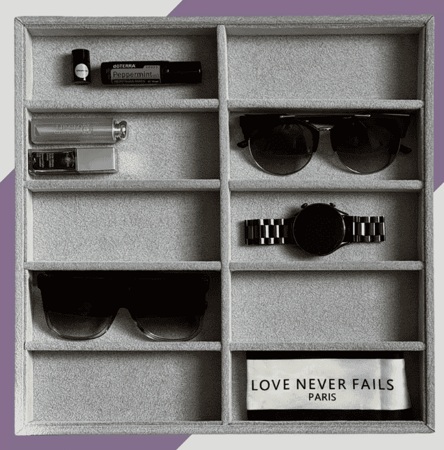 хранение очков в гардеробной