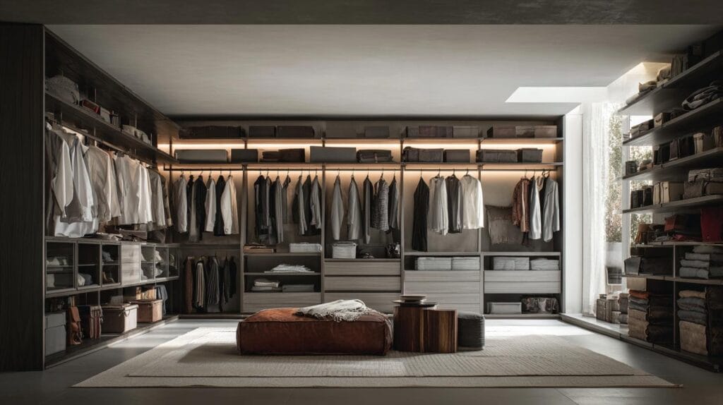 Когда заказ — это не компромисс. Индивидуальный проект и гуманная цена Гардеробная система для мансард и ниш