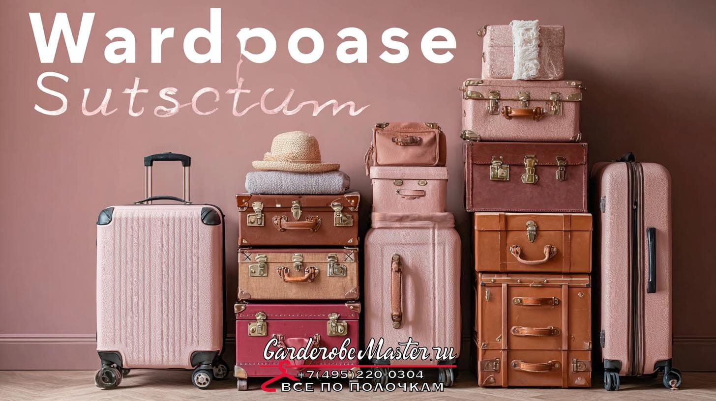 Гардеробная система• как хранить чемоданы и коробки в гардеробной ➜ боль клиента: эти вещи громоздкие и всегда мешаются ➜ заголовок статьи: Гардеробная комната для чемоданов и коробок: где спрятать то, что не влезает никуда. Почему «где попало» — самое неудачное место для хранения Гардеробная система для чемоданов и коробок