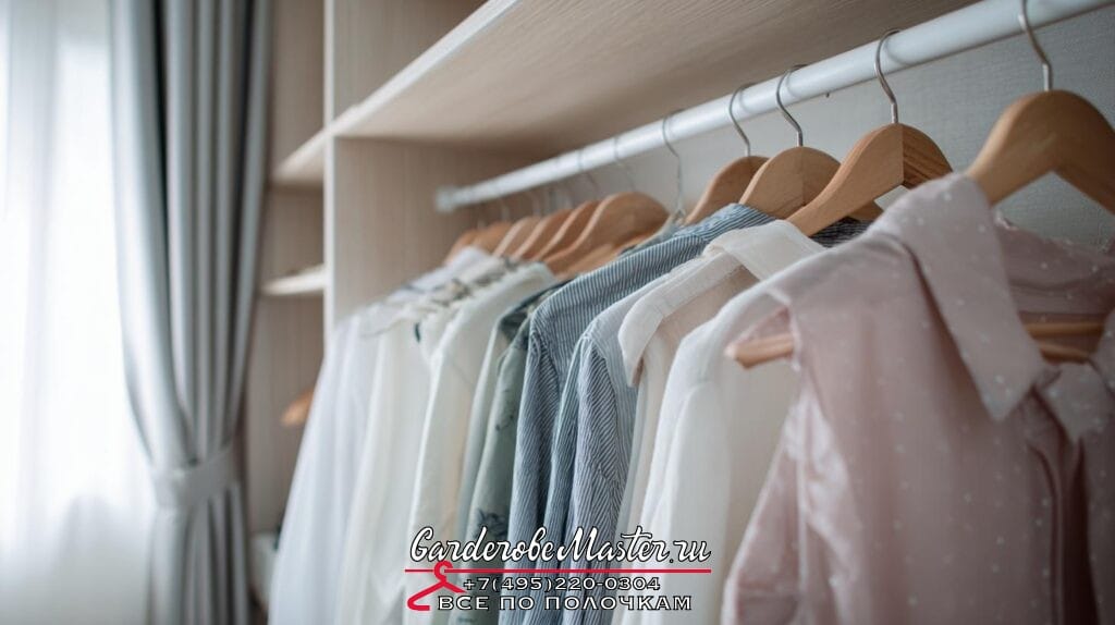 Гардеробная система в спальне