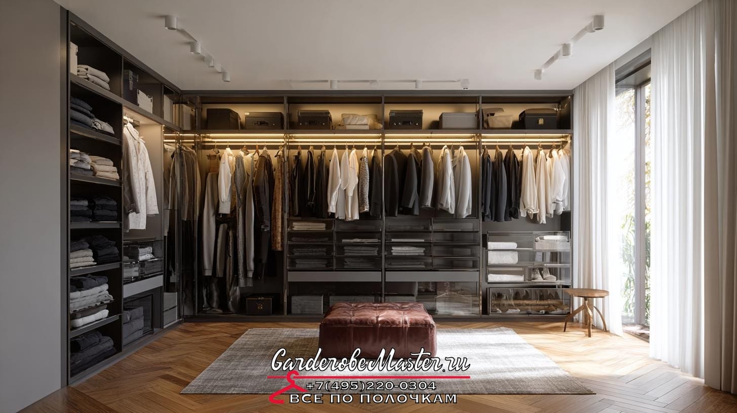 Гардеробная система• можно ли сделать гардеробную без потолка ➜ боль клиента: сложная перепланировка, нет возможности провести потолок ➜ заголовок статьи: Гардеробная на заказ без потолка: когда это допустимо и как защитить вещи. Однажды в квартире, где невозможно изменить потолок