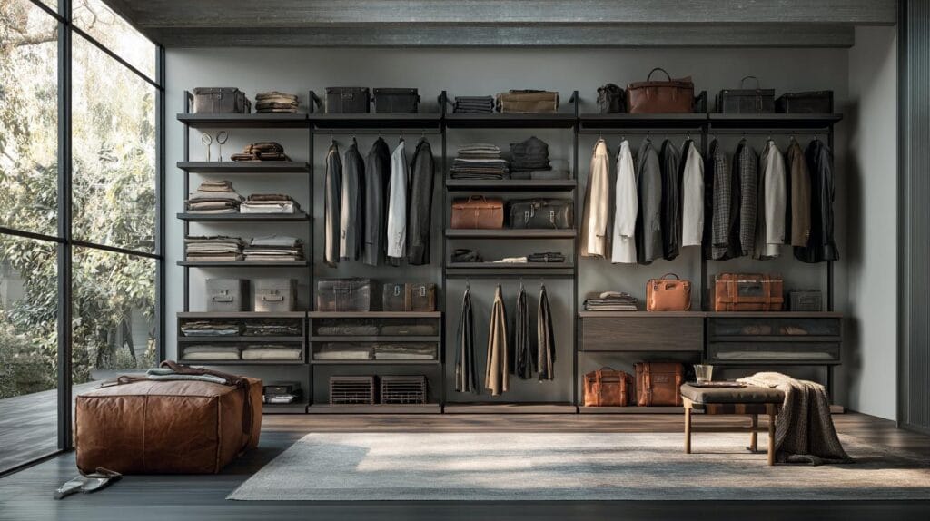 Почему открытые гардеробные системы меняют игру: взгляд через призму практичности и стиля гардеробные системы