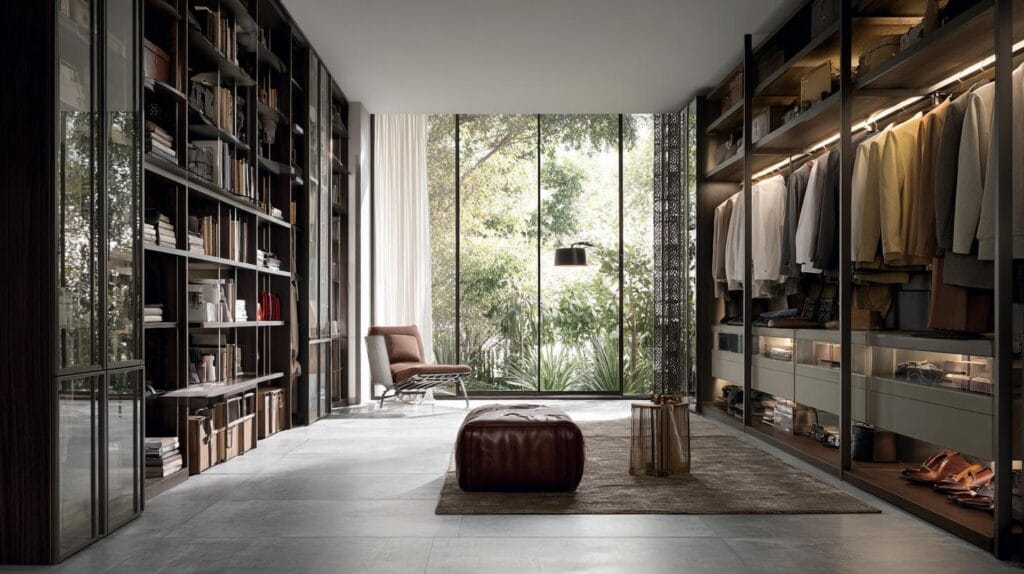 Почему открытые гардеробные системы меняют игру: взгляд через призму практичности и стиля гардеробные системы