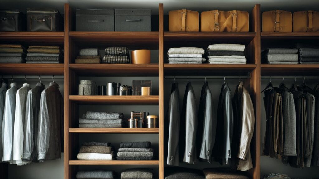 модульной гардеробной системе