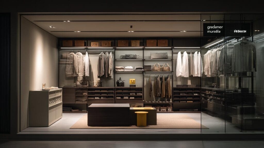 Открытая гардеробная система