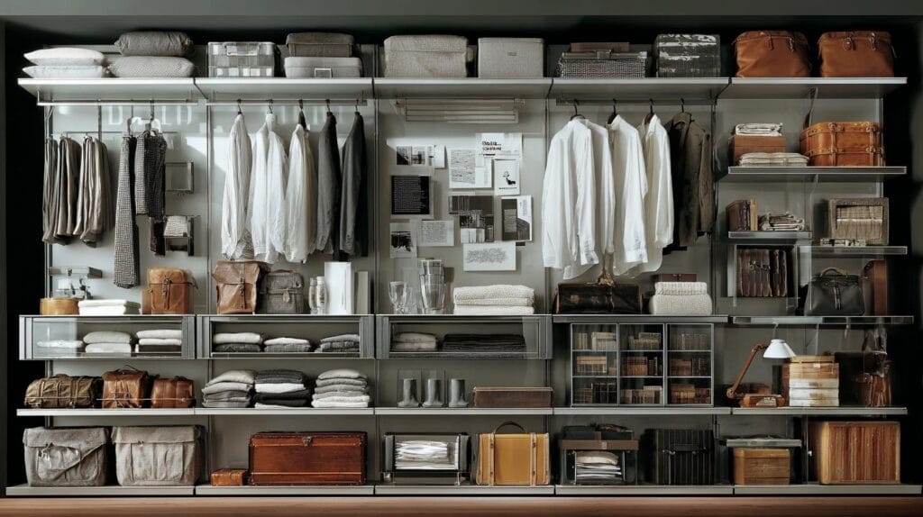 Открытая гардеробная система