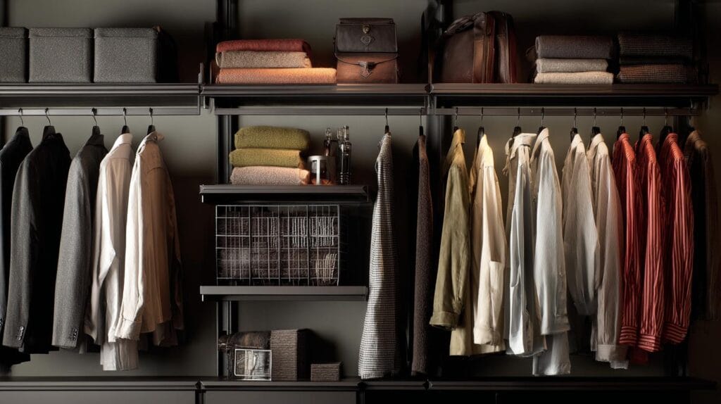 модульной гардеробной системе