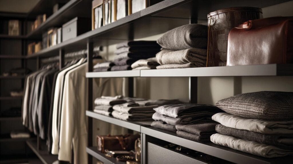 модульной гардеробной системе