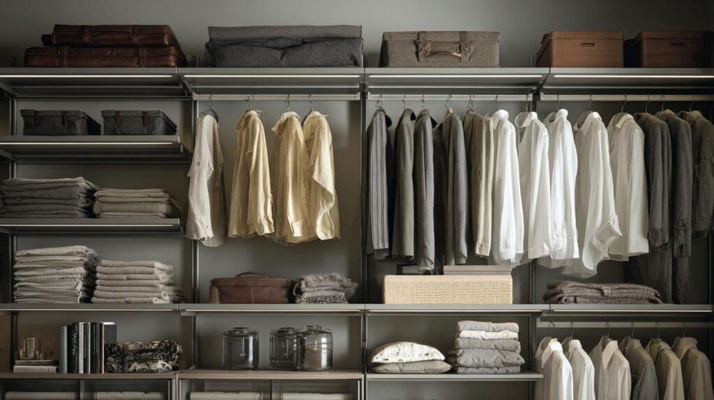 Открытая гардеробная система