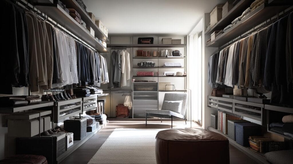 Открытая гардеробная система