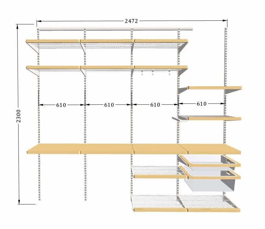 Гардеробная ARISTO под лестницей — удобная система хранения для детской