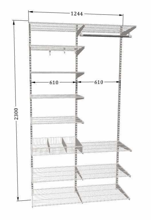 Шкаф ARISTO для ванной со складными дверями — компактное решение для хранения