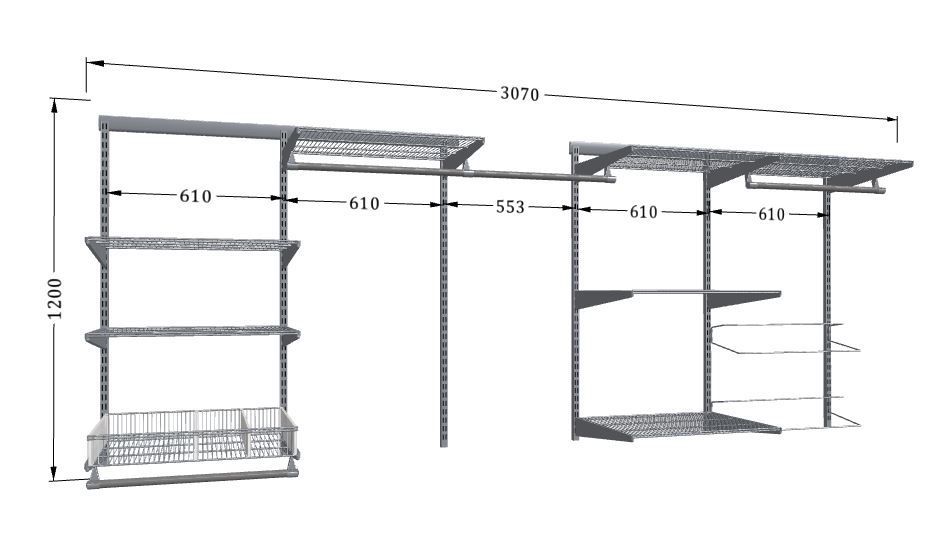 Стеллаж ARISTO для мастерской — металлическая система для гаражного хранения